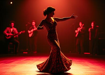 Espectáculo flamenco en Andalucía