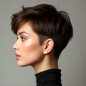 Modern short haircut
